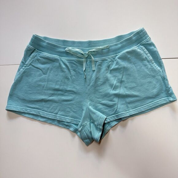 EUC Vineyard Vines Baby Blue Aqua Booty Cheeky Shorts Soft Knit Cotten Blend L - Picture 2 of 12